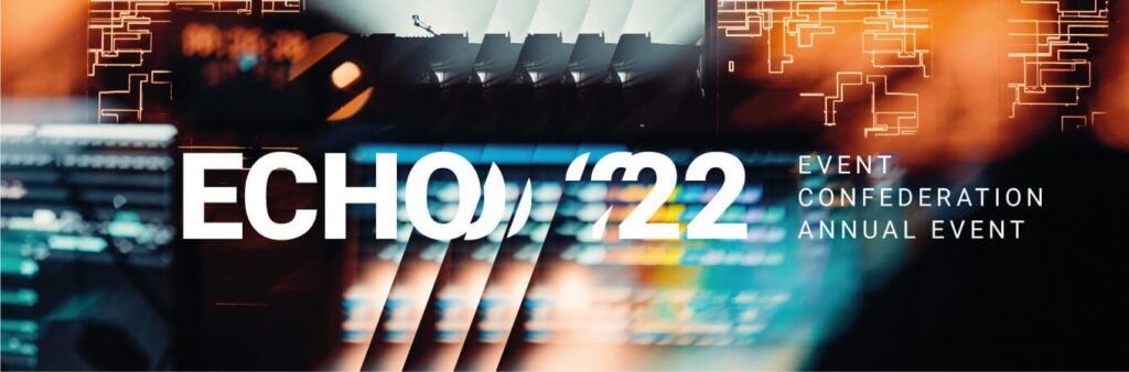 SAVE THE DATE! ECHO 22: het jaarlijks event van de Event Confederation - 24/10 cover