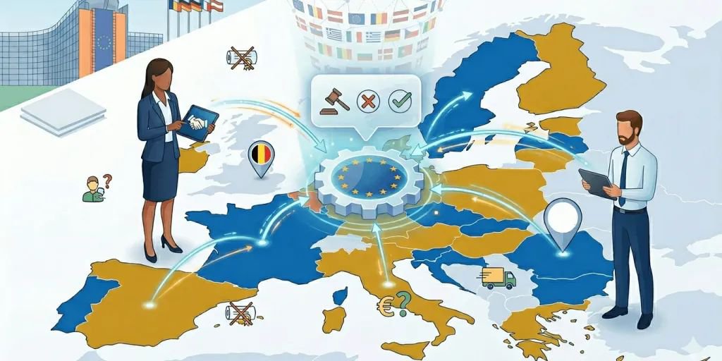 SOLVIT : premiers secours en cas de problèmes administratifs transfrontaliers dans l'UE cover
