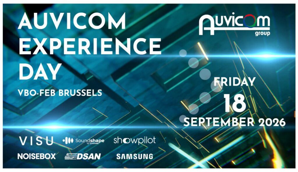 Venez découvrir le 18 septembre les dernières innovations audiovisuelles lors de l’Auvicom Experience Day cover